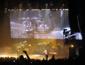 The band Incubus performs their single "Anna Molly" at Shoreline Ampitheatre. Photo by Pooja Ravikiran.