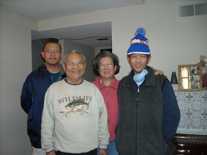 Jack Chin (far right) has been battling leukemia since the summer of 2011. Since Jan. 13, the family has been in search of a bone marrow match. To assist them in the search, staff members and administration in conjunction with AADP will be holding a donor registry during the senior boys basketball game on Feb. 10. Photo used with permission of Steffi Lau.