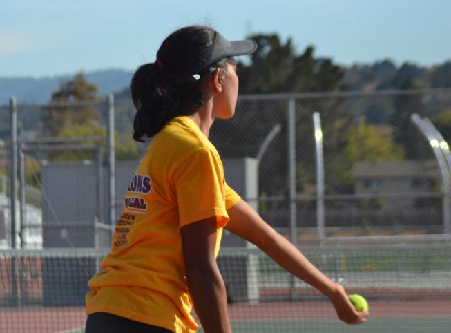 GIRLS TENNIS: MVHS defeats Milpitas High School 5-2