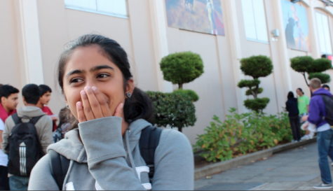 MVHS student reacts to the question "Who is the President of the Senate?"