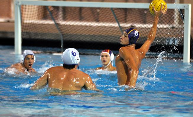 Senior Brendan Duffy looks to pass the ball to a teammate. Duffy was the strongest player in all three of the games played over the weekend, scoring the majority of MVHS goals and leading the Matadors to a 2-1 record in the Ron Freeman Memorial tournament. Photo by Margaret Lin.