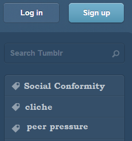 Head to head: Tumblr a means of conforming to social conventions