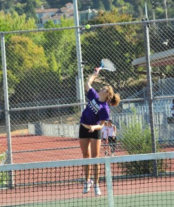 GIRLS TENNIS: MVHS defeats Burlingame High School 7-0