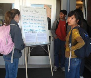 Library checks out, students in disbelief