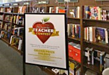 Teacher wins Barnes & Nobles Favorite Teacher Contest