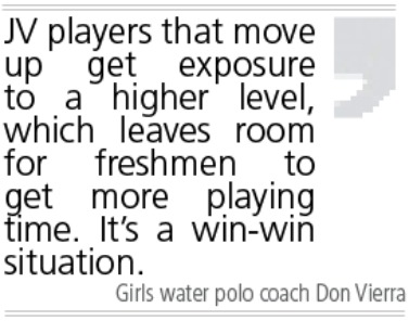Moving JV players to varsity becomes increasingly common