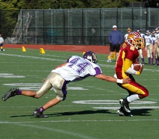 Varsity football loses in CCS to Menlo-Atherton