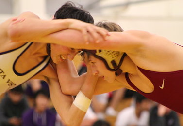 Wrestling loses in close contest for the Cupertino Cup