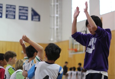 Juniors volunteer  to coach basketball part-time at YMCA