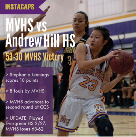 EEINSTACAPS: GIRLS BASKETBALL VS ANDREW HILL HIGH SCHOOL
