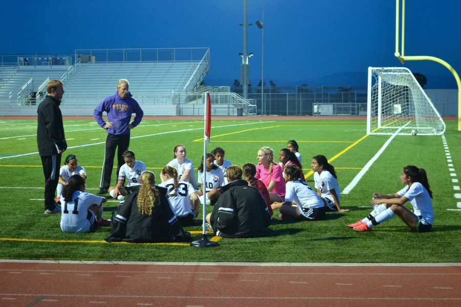Girls+soccer%3A+Team+falls+to+first-place+Milpitas+HS+at+Senior+Night