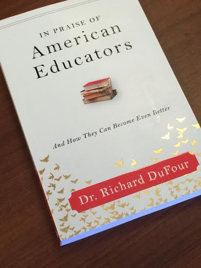 Dr. Richard DuFour is the professor who first started the idea of a PLC group. His book, The American Educator, is a popular resource material. Photo by Jessica Xing 
