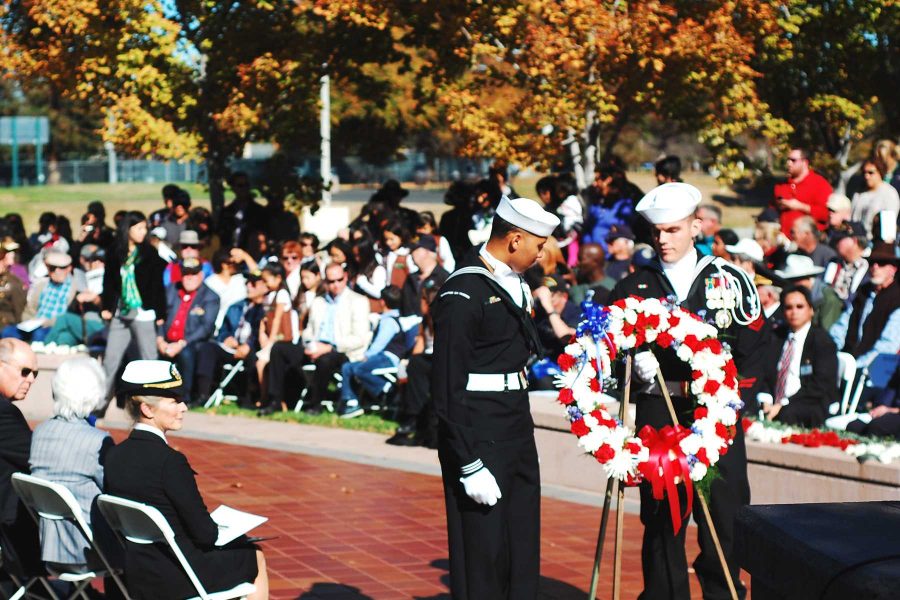 Interact continues its tradition of volunteering at the annual Veteran’s Day ceremony