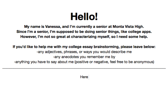 essay me myself and i