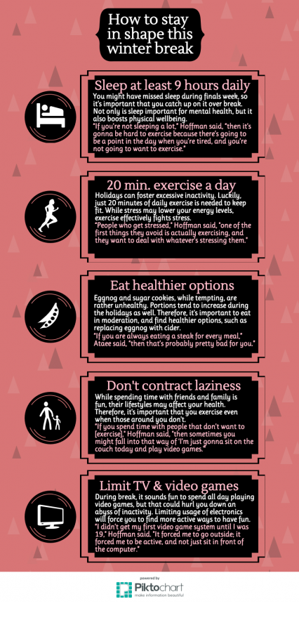 How to stay in shape over winter break
