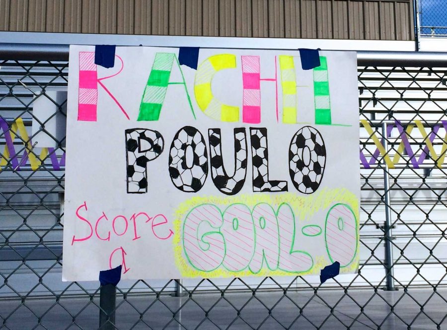 Girls soccer senior night: Senior Rachel Poulo