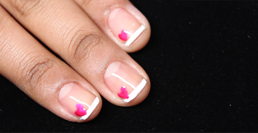 Homemade Hipster: Five Valentines Day themed nail art ideas
