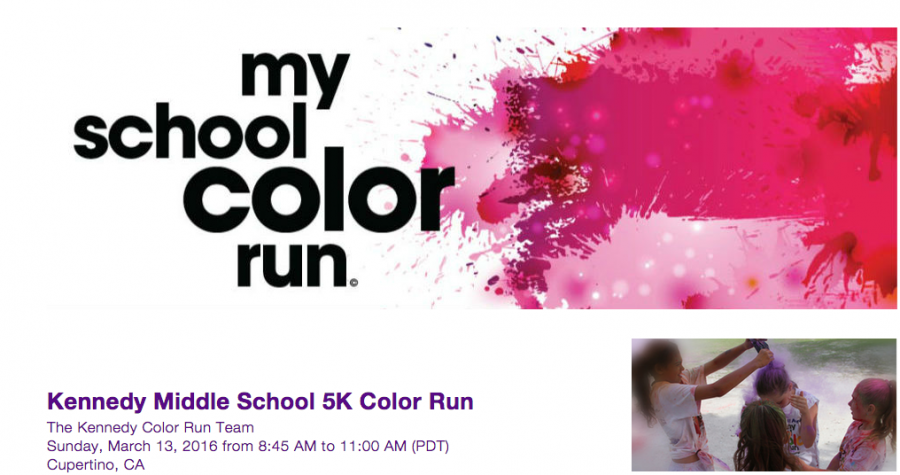 Kennedy Middle School to hold 5k color run for Cupertino families