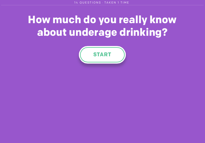 How much do you really know about underage drinking?