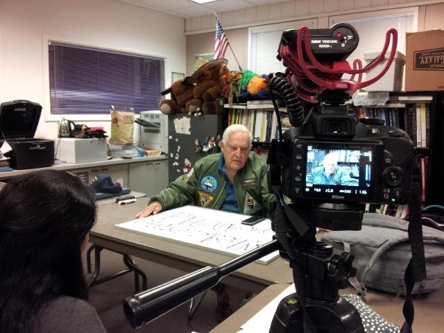 American Studies students interview war veterans for documentary project