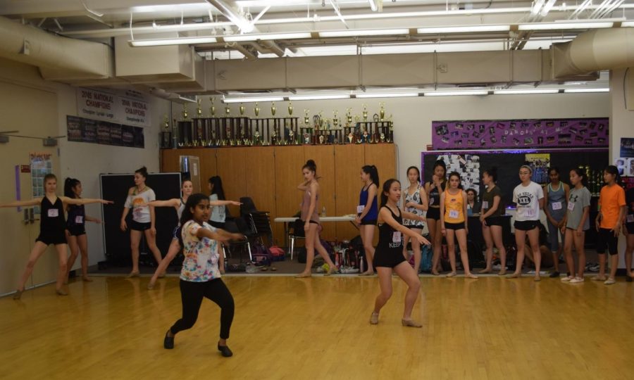 Dance team holds annual tryouts