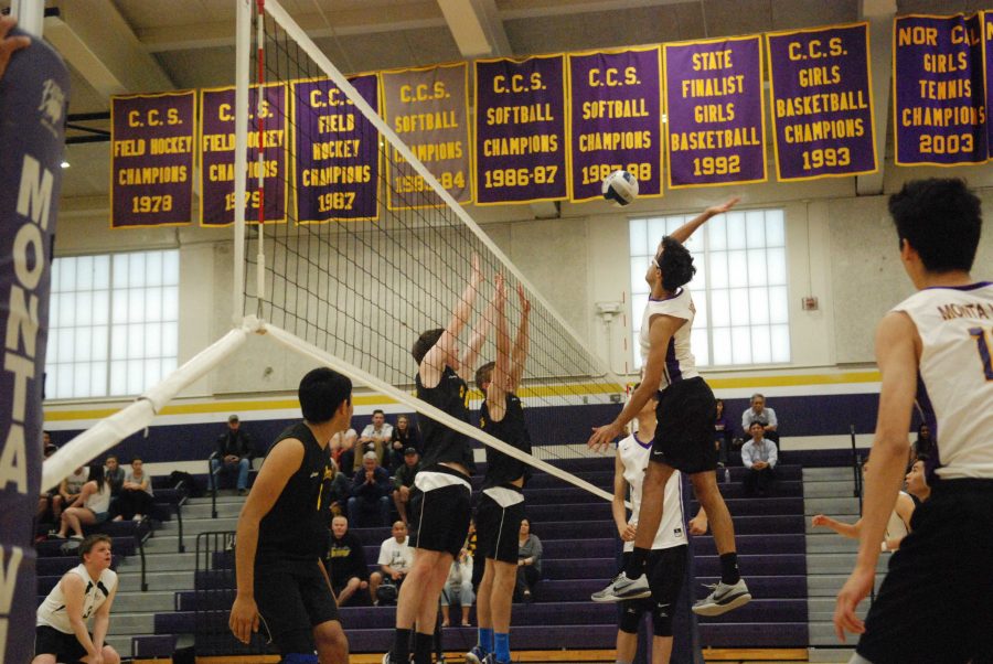Boys volleyball: Team celebrates senior game with straight sets over Mountain View HS