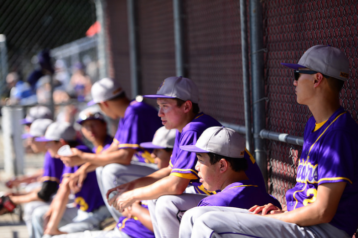 The Matadors dugout watches as their teammates play of the field. They especially came to life in the later innings, when more was on the line. 