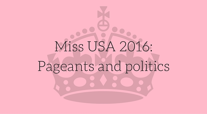 The Miss USA 2016 pageant begins to resemble a political debate with its onstage questions