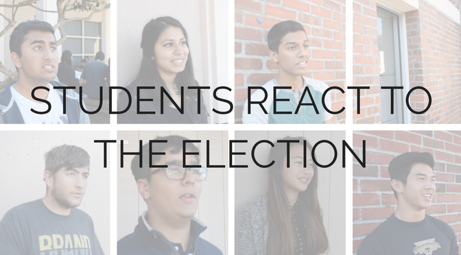 Student reactions to the Presidential Election