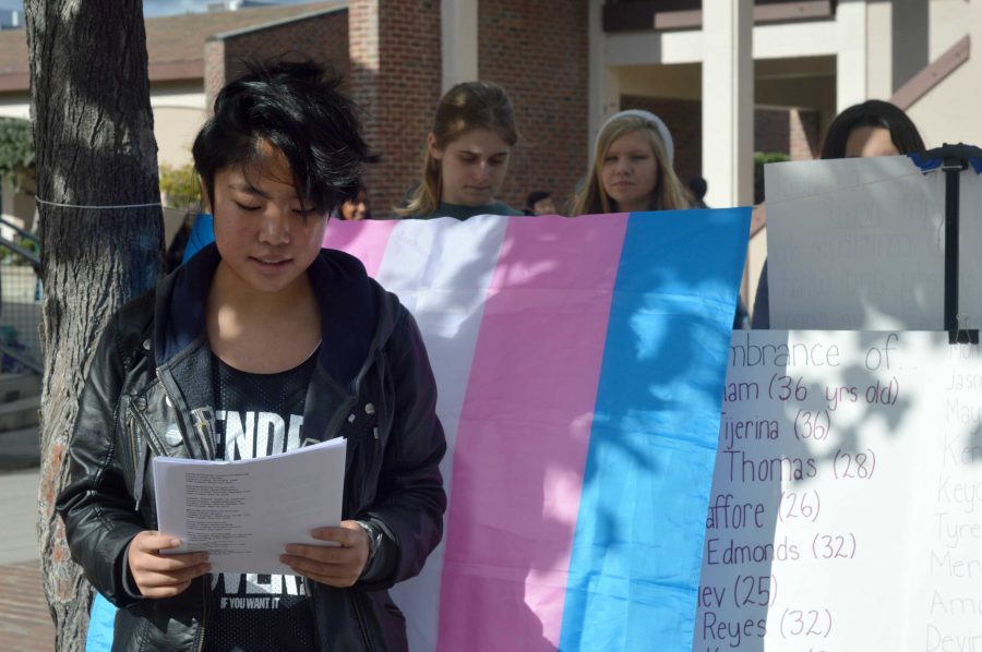 Photo gallery: GSA remembers transgender individuals in academic court
