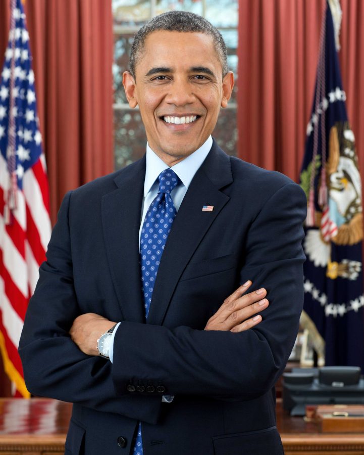 Official portrait of President Barack Obama in the Oval Office, Dec. 6, 2012. (Official White House Photo by Pete Souza)

This official White House photograph is being made available only for publication by news organizations and/or for personal use printing by the subject(s) of the photograph. The photograph may not be manipulated in any way and may not be used in commercial or political materials, advertisements, emails, products, promotions that in any way suggests approval or endorsement of the President, the First Family, or the White House.