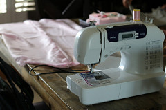 Fashion Club members gather for first sewing session of year