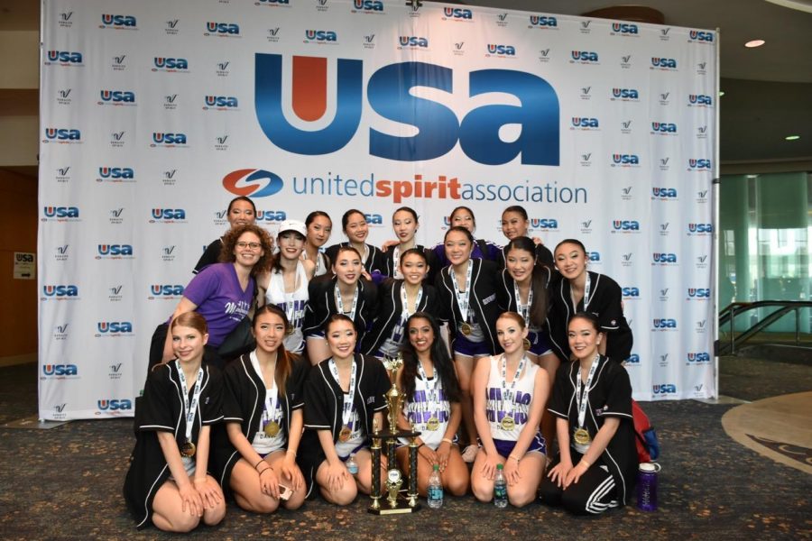 Barron and the 2016-2017 Marquesas at Nationals. The team became national kick champions at the competition, which takes place in Anaheim, Calif.