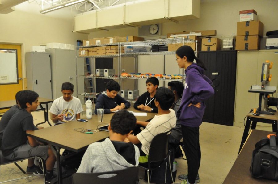 Monta Vista Robotics Team: rookie training begins