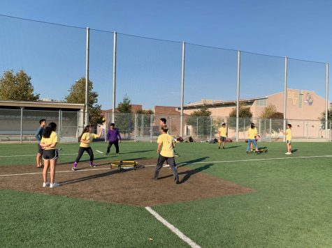 MVUF explores and tries out the new popular game spikeball at their weekly meetings. Photo used with permission by Niko Gustafson