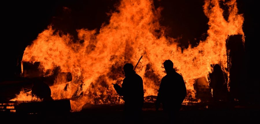 Firefighters join together to combat the Australian wildfires that have ravaged the nation since late July 2019. 