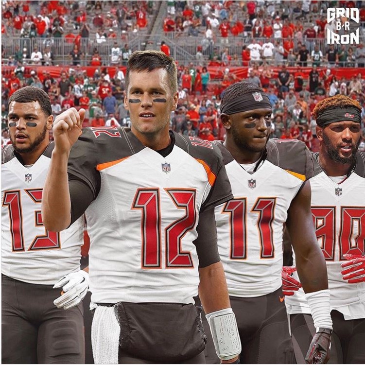 tom brady with tampa bay buccaneers