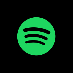 Spotifys logo or otherwise known as my favorite application to see on my laptop or phone.