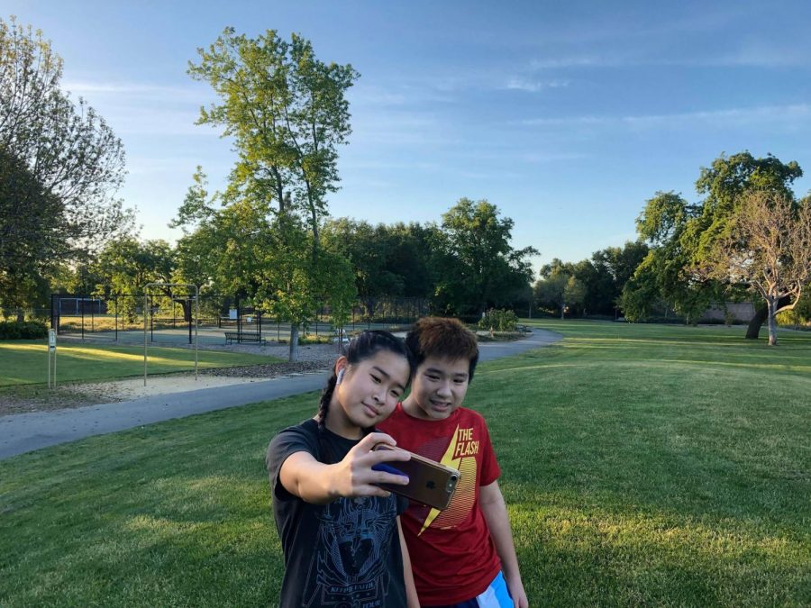 Sophomore Alysa Phattanaphibul went to a local park with her brother on her birthday. Photo by Alysa Phattanaphibul