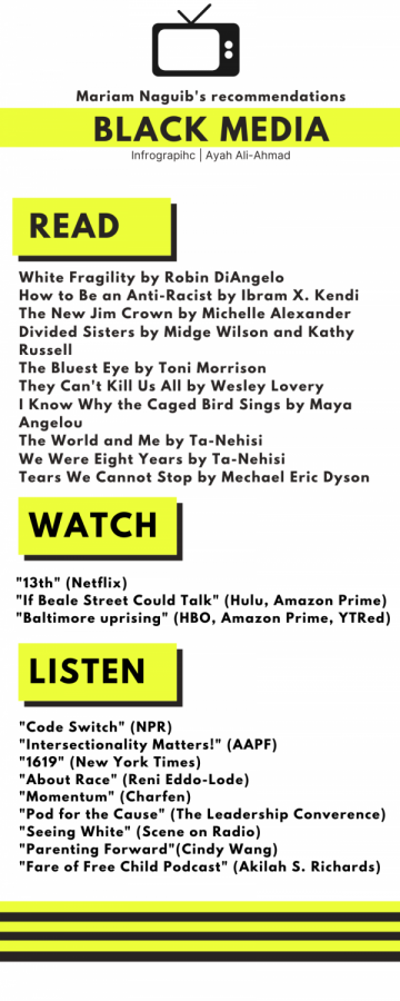 Mariam Neguibs recommendations for Black media to read and watch.