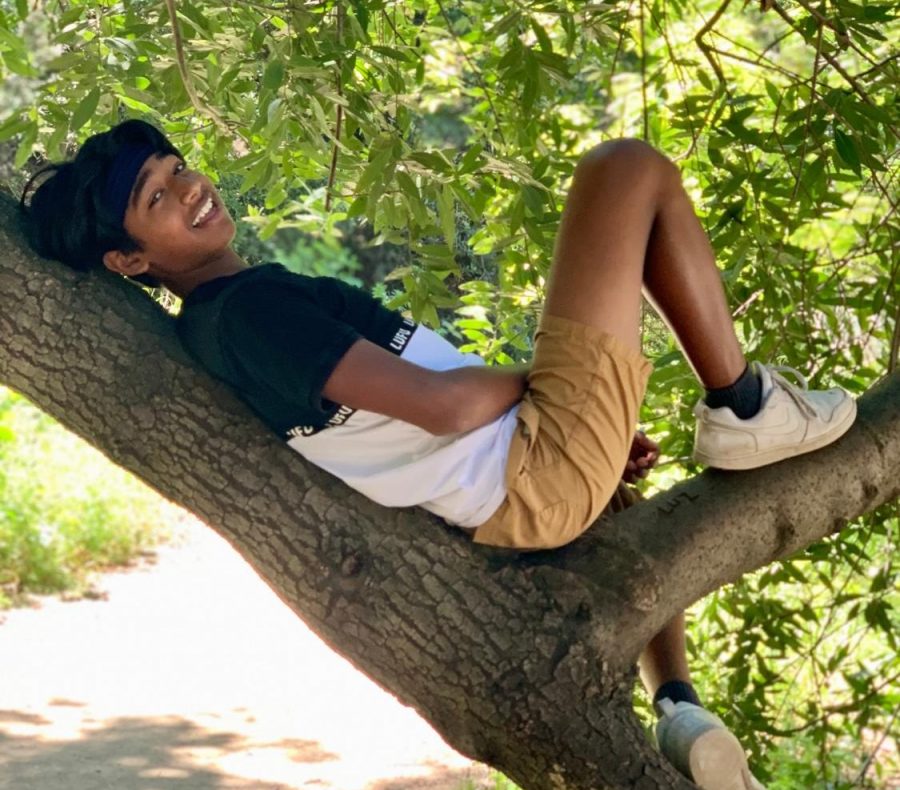 Taken in May of 2020, this is Avaneesh Athuluri at the age of 14. Photo used with permission of Murali Athuluri