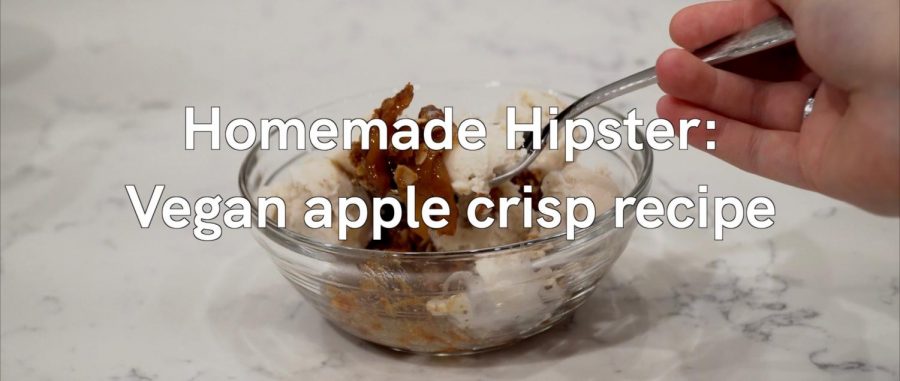 Homemade Hipster: Vegan apple crisp