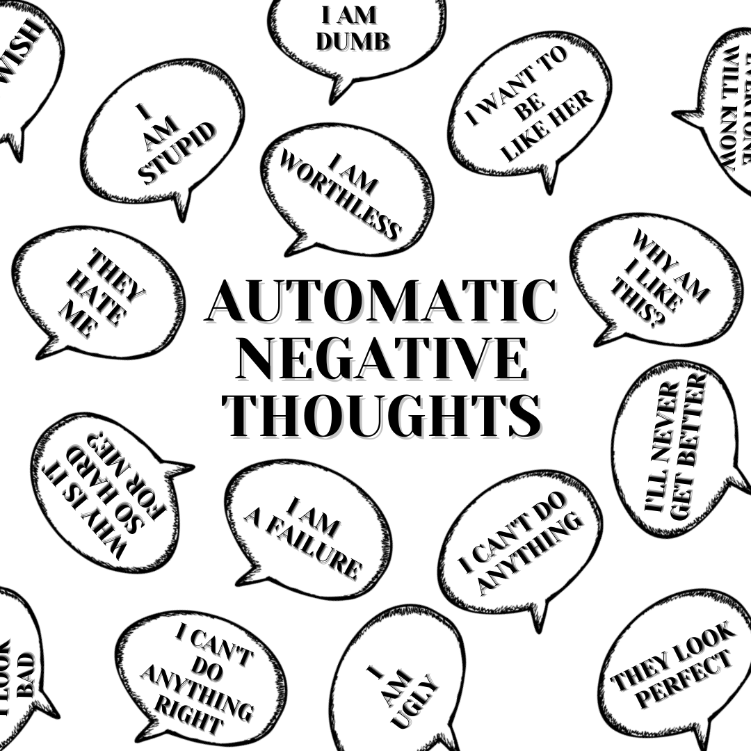 automatic negative thoughts list