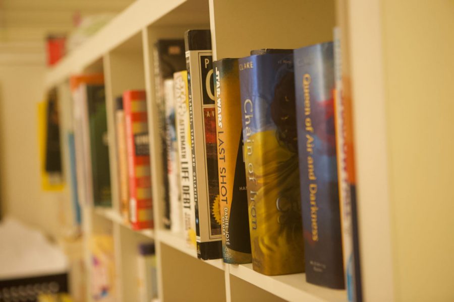 A bookshelf parallel between the library and my bedroom | Photo by Justin Kim