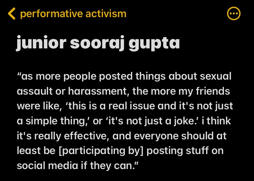 Gupta discusses how social media can be a valuable tool for spreading awareness