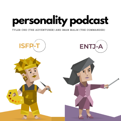 Tyler's MBTI personality breakdown — Adventurer — vs. Iman's MBTI personality breakdown — Commander.