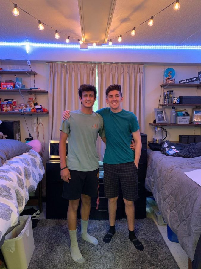 Armond Bigler and his roommate in their dorm. Photo courtesy of Armond Bigler | Used with permission
