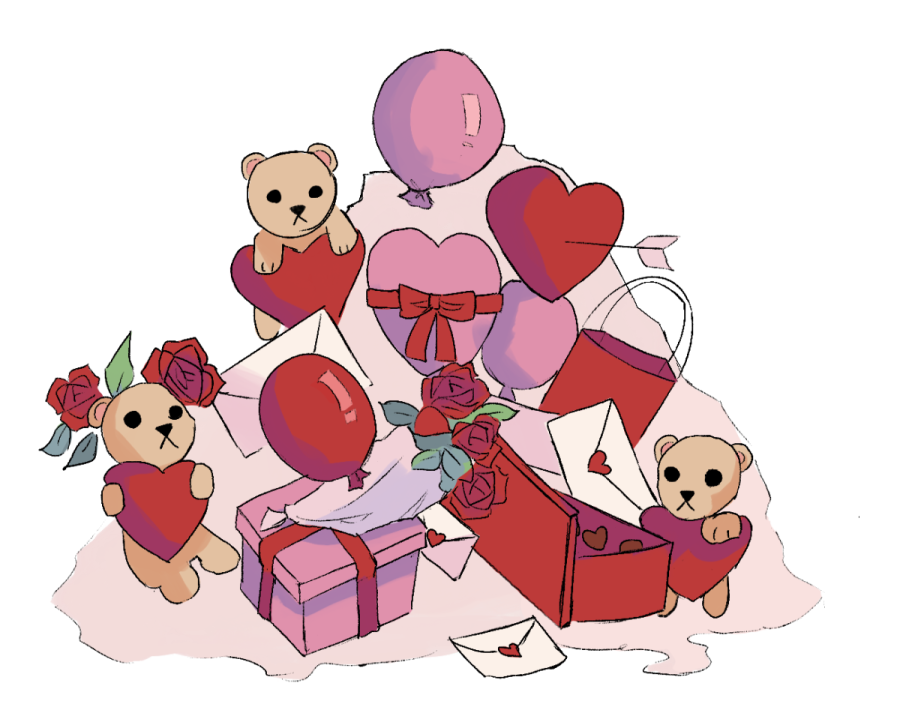 While she now appreciates the tradition of expressing ones love on Valentines Day, Liu finds that the commercialization of the holiday can be overwhelming. 