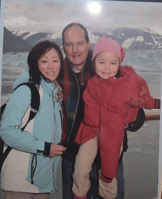 My parents and I smile for a picture on our vacation to Alaska on Sept. 1, 2010. 