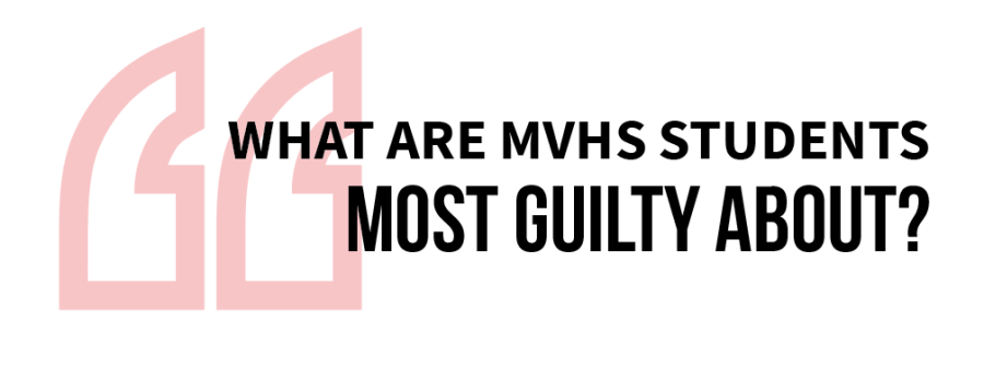 What are MVHS students most guilty about?